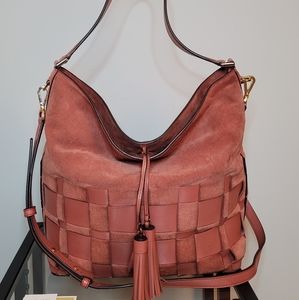 Michael Kors Vivian Suede hobo handbag